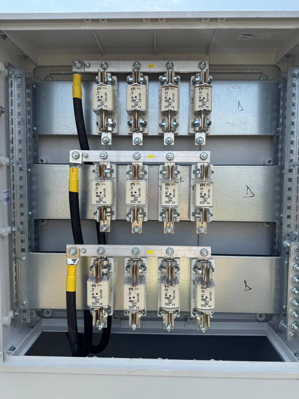 Tablou electric cu siguranțe și aparataj de protecție